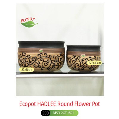 Ecopot HADLEE Round Flower Pot